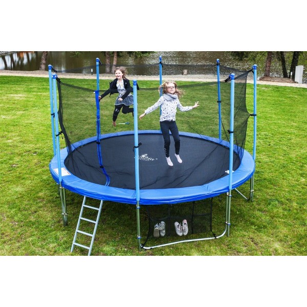 Батут садовий SoniFit PRO 305см 4 подвійні стійки