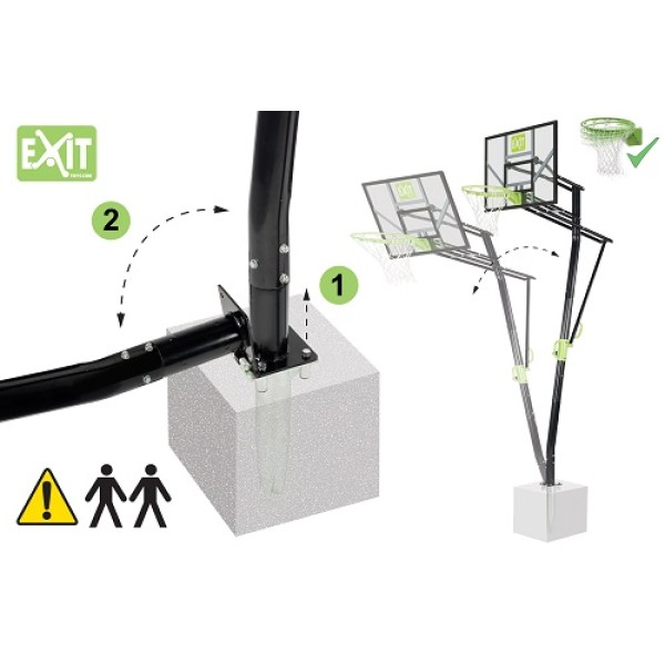 Баскетбольний кошик Exit Galaxy стаціонарний