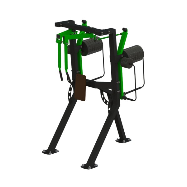 Вуличний тренажер для задніх дельт стоячи BruSyle Upper Back Machine