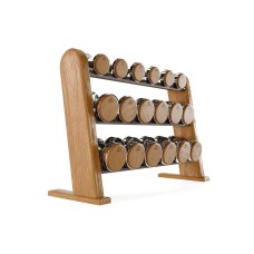 Гантельний ряд зі стійкою NOHRD Dumbbells Oxbridge Cherry