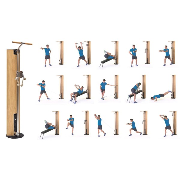 Кросовер NOHRD Multi-Gym SlimBeam HPL Red Laminate