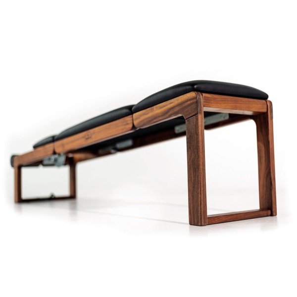 Складана лавка NOHRD TriaTrainer Exercise Bench Classic Walnut, шкіра