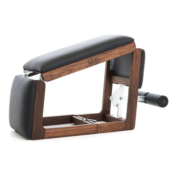 Складана лавка NOHRD TriaTrainer Exercise Bench Classic Walnut, шкіра