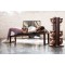 Складана лавка NOHRD TriaTrainer Exercise Bench Classic Walnut, шкіра