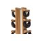 Стійка з гантелями 2-8кг NOHRD SwingBell Tower Natural Ash, шкіра