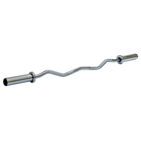 Олімпійський W-подібний гриф з підшипниками Stein 120 см/50 мм, 200 кг