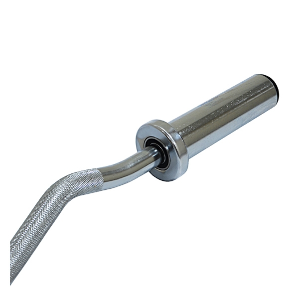 Олімпійський W-подібний гриф з підшипниками Stein 120 см/50 мм, 200 кг