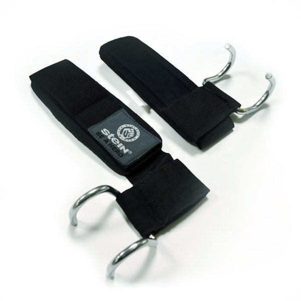 Гачки Stein для підтягувань і тяги, чорні