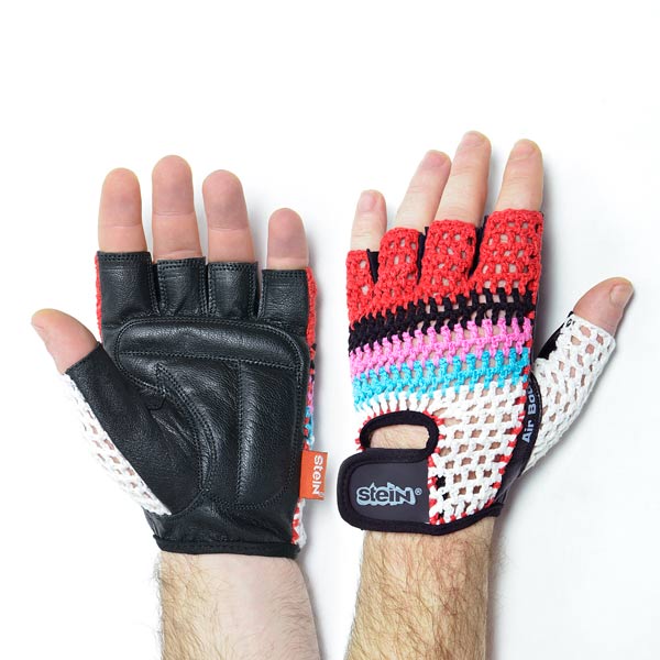 Тренувальні рукавички Stein AirBody, M, червоно-сірі