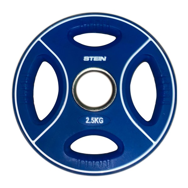 Диск поліуретановий для олімпійської штанги Stein DB6092, 2,5кг