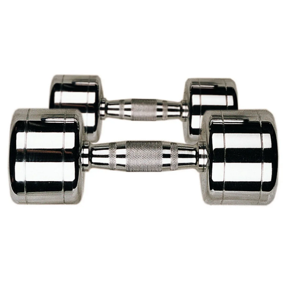 Гантель хромована з фіксованою вагою Stein, 9кг