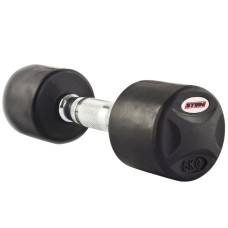 Гантель обгумована з фіксованою вагою Stein, 6кг