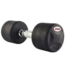 Гантель обгумована з фіксованою вагою Stein, 8кг