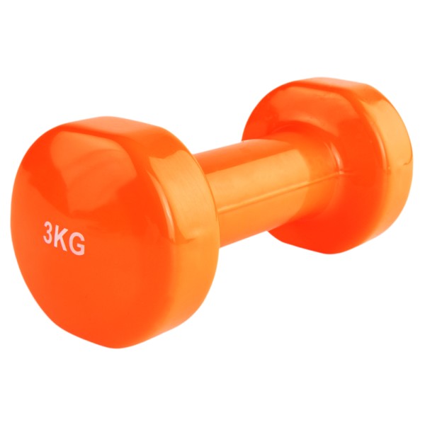 Гантель вінілова Stein 3кг, помаранчева