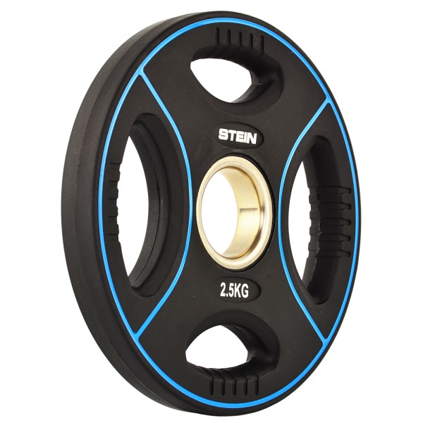 Диск поліуретановий для олімпійської штанги Stein DB6091, 2,5кг