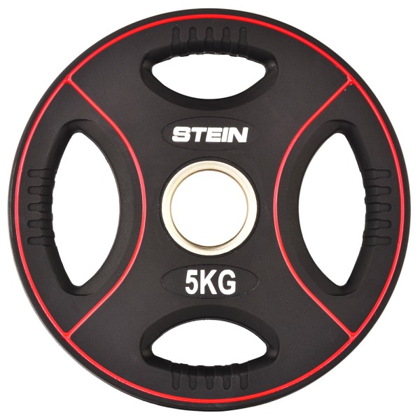 Диск поліуретановий для олімпійської штанги Stein DB6091, 5кг