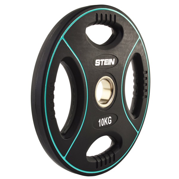 Диск поліуретановий для олімпійської штанги Stein DB6091, 10кг