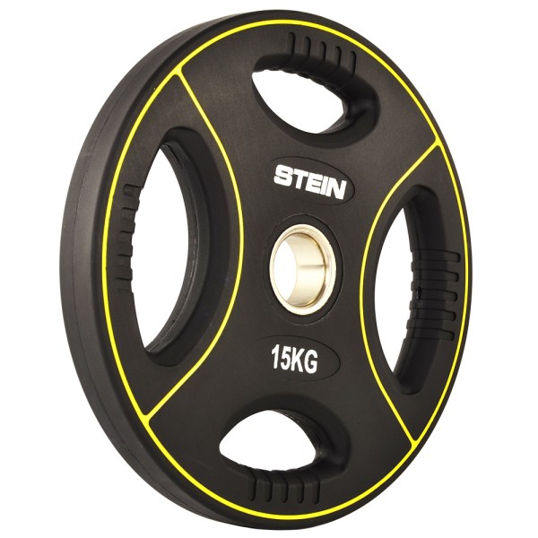 Диск поліуретановий для олімпійської штанги Stein DB6091, 15кг