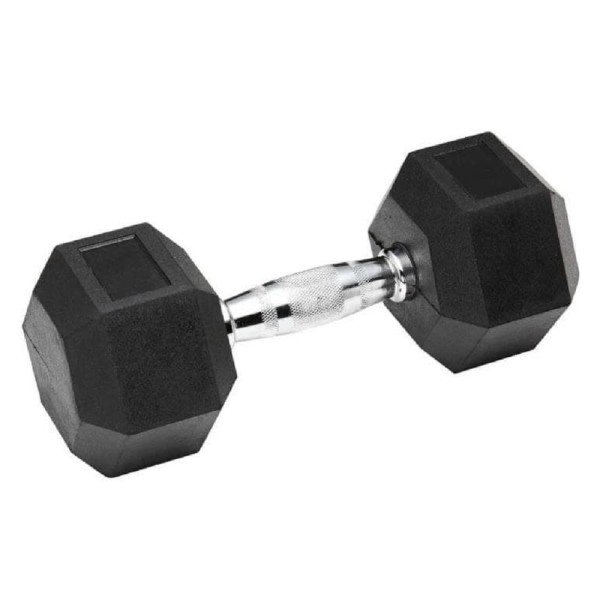 Гексагональна обгумована гантель Stein 9 кг