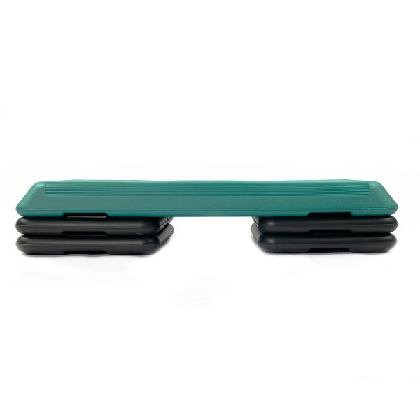 Степ-платформа Stein 3-х рівнева, чорно-бірюзова