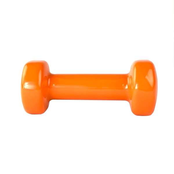 Гантель вінілова Stein 1кг, помаранчева