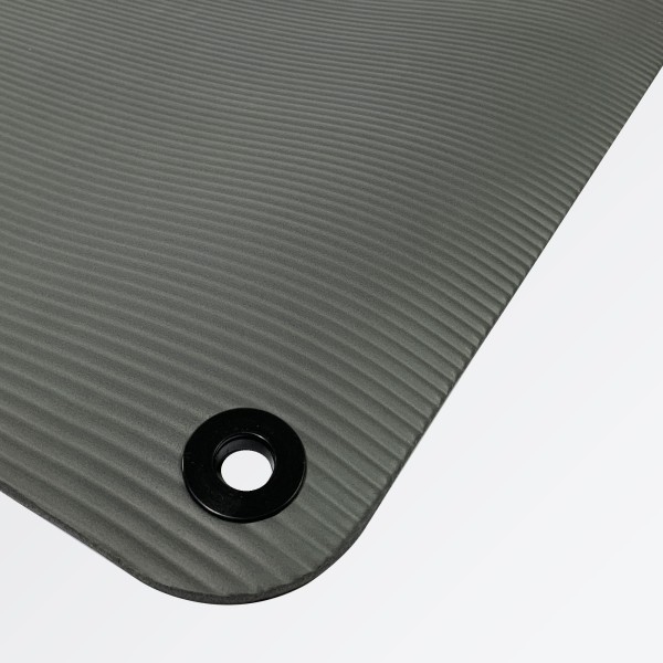 Килимок для фітнесу з отворами Stein NBR 183×61×1 см, сірий