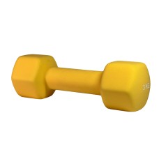 Гантель неопренова шестигранна Stein 3кг, жовта