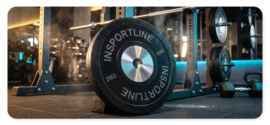 Олімпійський бамперний диск inSPORTline 20 кг