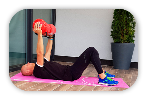 Тренування з водяним мішком inSPORTline Fitbag Aqua XL