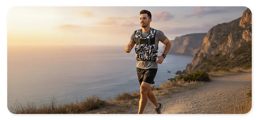 Регульований обтяжувальний жилет inSPORTline Dracus 10 кг