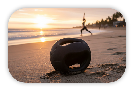 Медбол з ручками inSPORTline Grab Me 4 кг