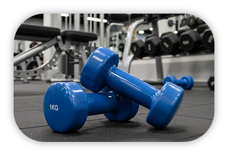 Гантелі вінілові inSPORTline 2 х 2 кг шестикутна форма