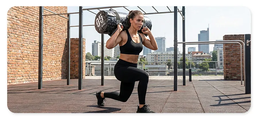 Силовий мішок inSPORTline Fitbag Camu з 7 ручками