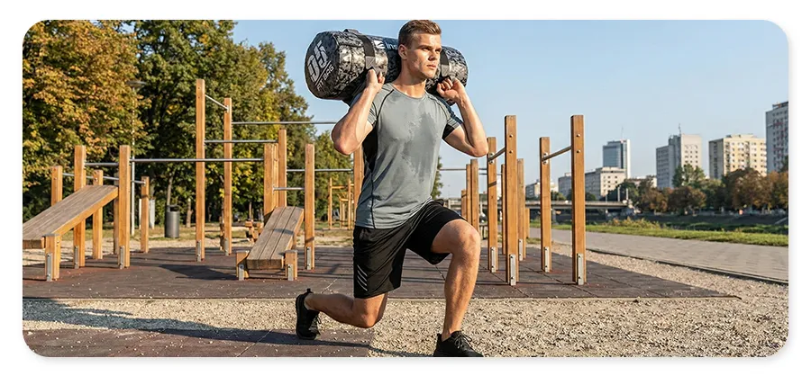 Міцний силовий мішок inSPORTline Fitbag Camu 25 кг PVC