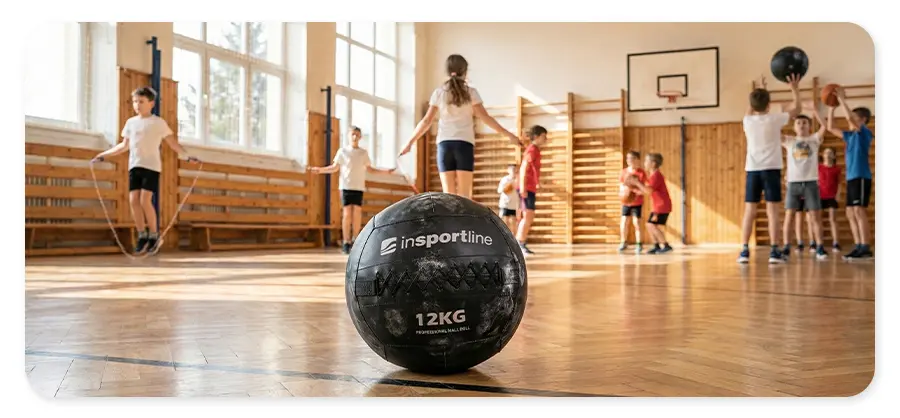 Бічні петлі медболу inSPORTline Walbal SE 12 кг