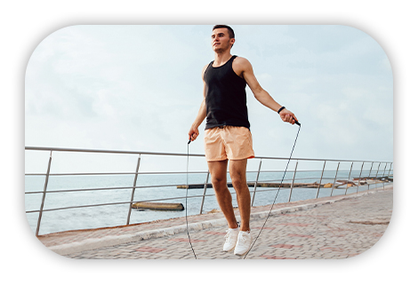 Підшипники 608-Z у скакалці inSPORTline Jumpstrip