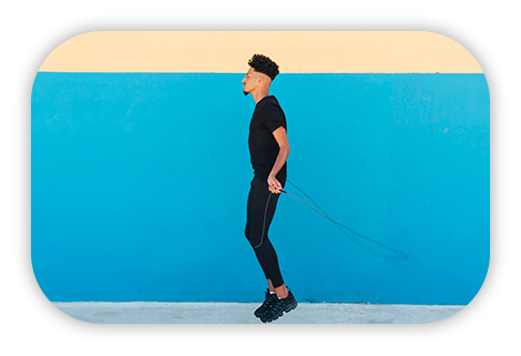 Міцний трос PVC скакалки inSPORTline JumpSpeed