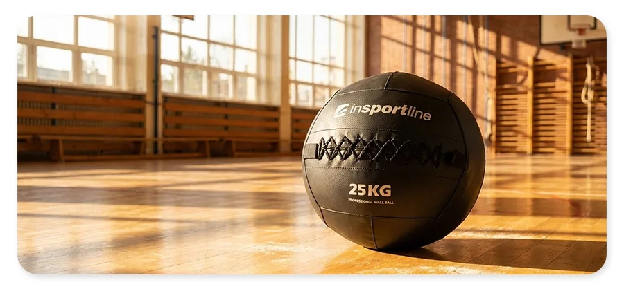 Бічні петлі медболу inSPORTline Walbal SE 25 кг