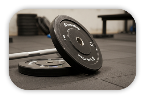 Сталевий сердечник і гумове покриття inSPORTline Bumper Plate Lite