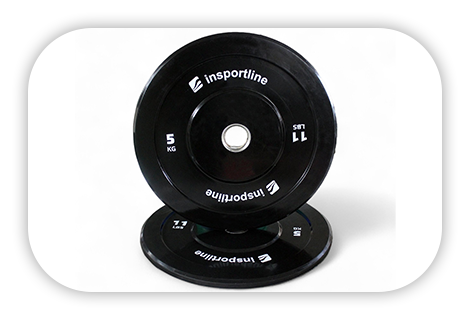 Універсальне використання диска inSPORTline Bumper Plate Lite