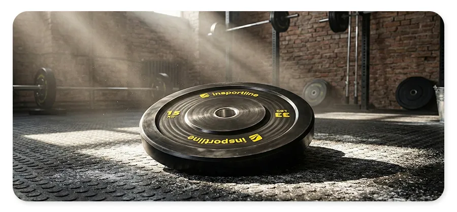 Олімпійський диск 15 кг 50 мм inSPORTline