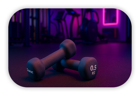 Гантелі inSPORTline ON-X Renbell чорні