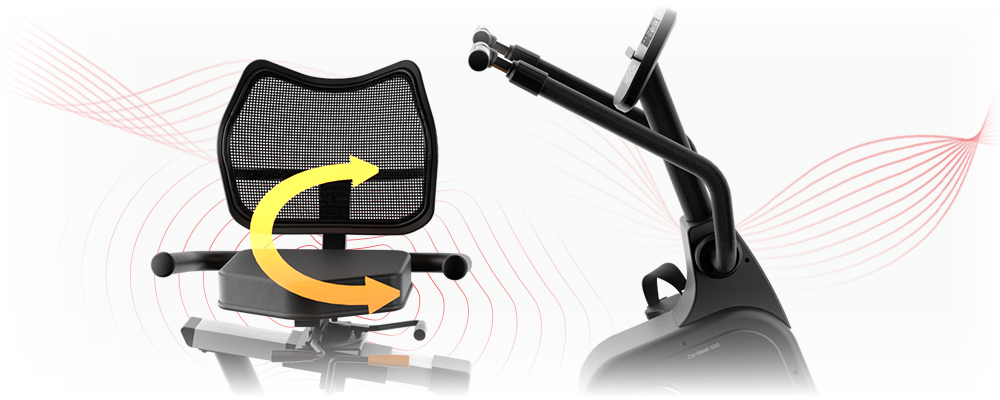 Реабілітаційний горизонтальний велотренажер inSPORTline ZenSeat 100