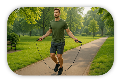 PVC-трос скакалки inSPORTline JR5315