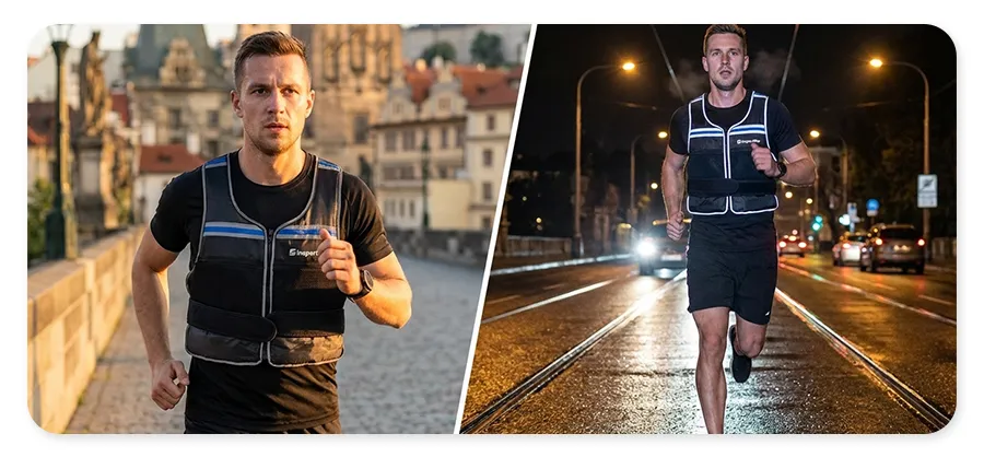 Рівномірний розподіл ваги жилета inSPORTline Vestten