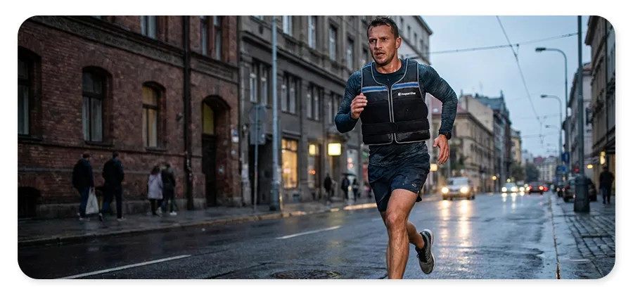 Світловідбивні елементи жилета inSPORTline Vestten