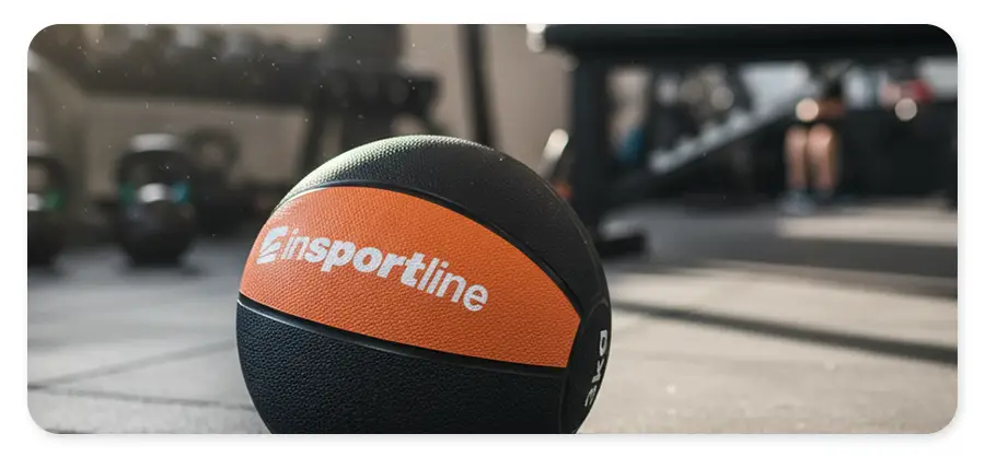 Медбол inSPORTline MB63 3 кг антиковзка поверхня