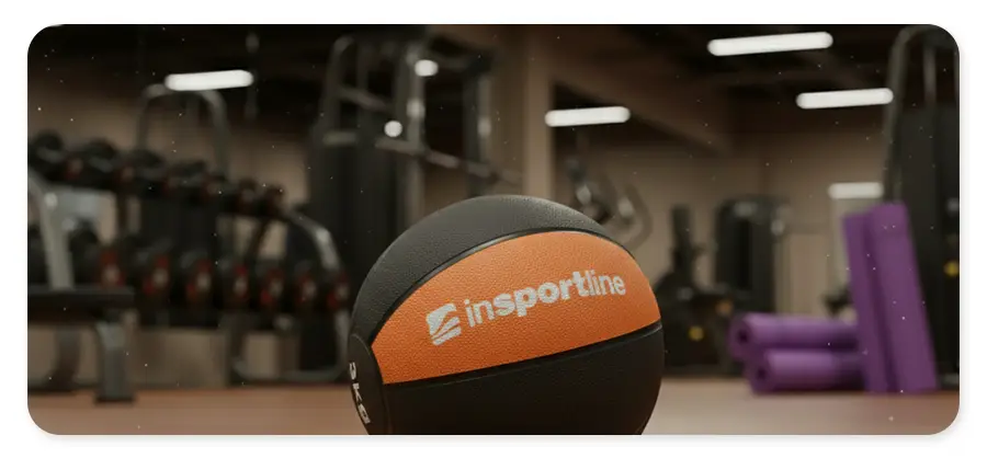 Медбол inSPORTline MB63 3 кг регулювання твердості