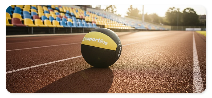 Медбол inSPORTline MB63 5 кг динамічний тренінг