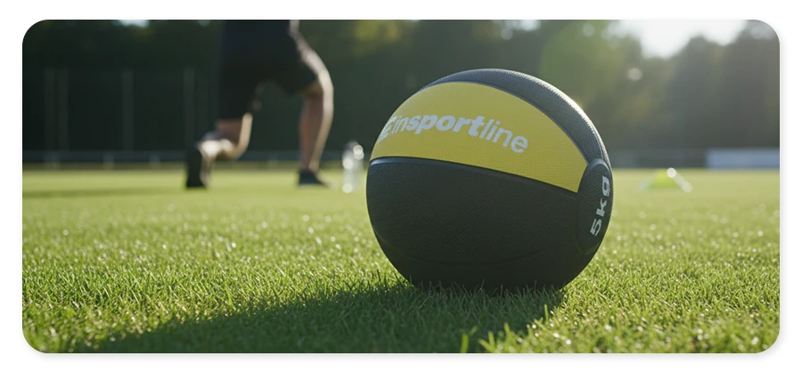 Медбол inSPORTline MB63 5 кг антиковзка поверхня